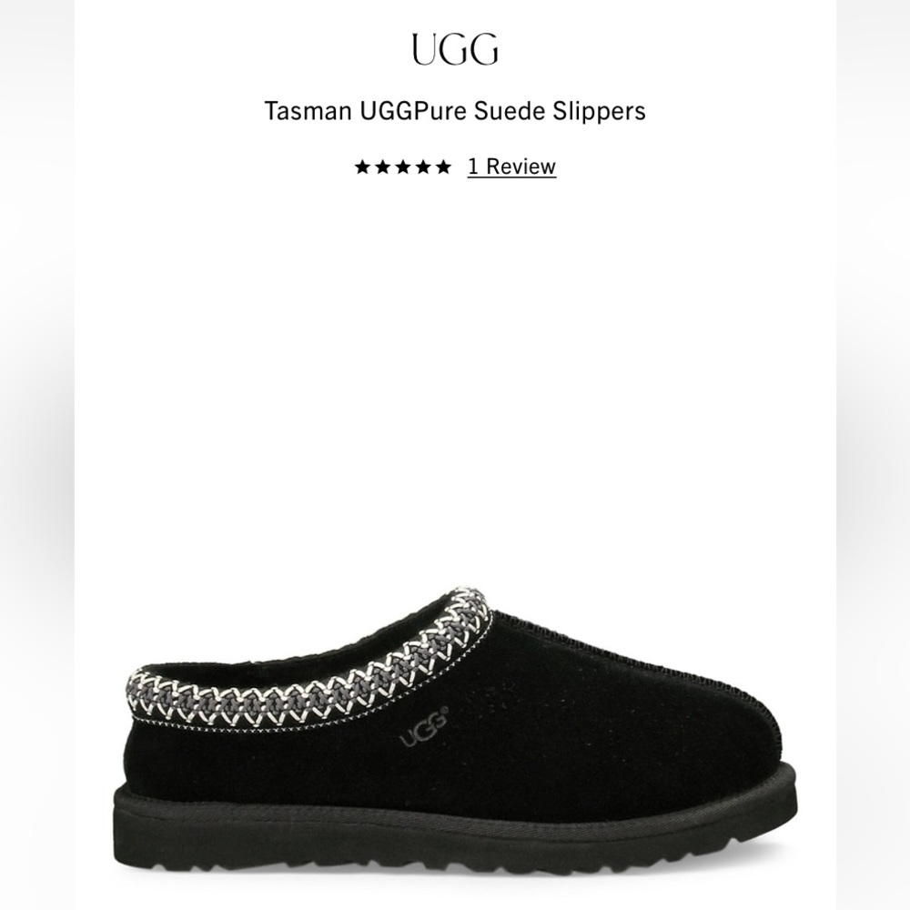 Black UGG Tasman Slippers